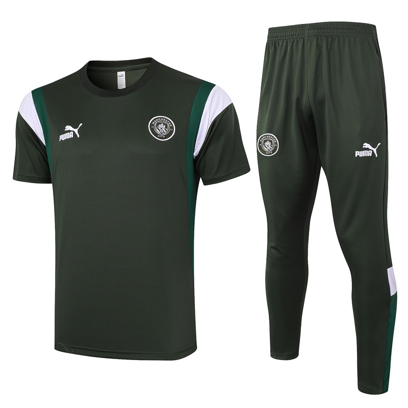 AAA Quality Manchester City 23/24 Dark Green Training Kit Jersey
